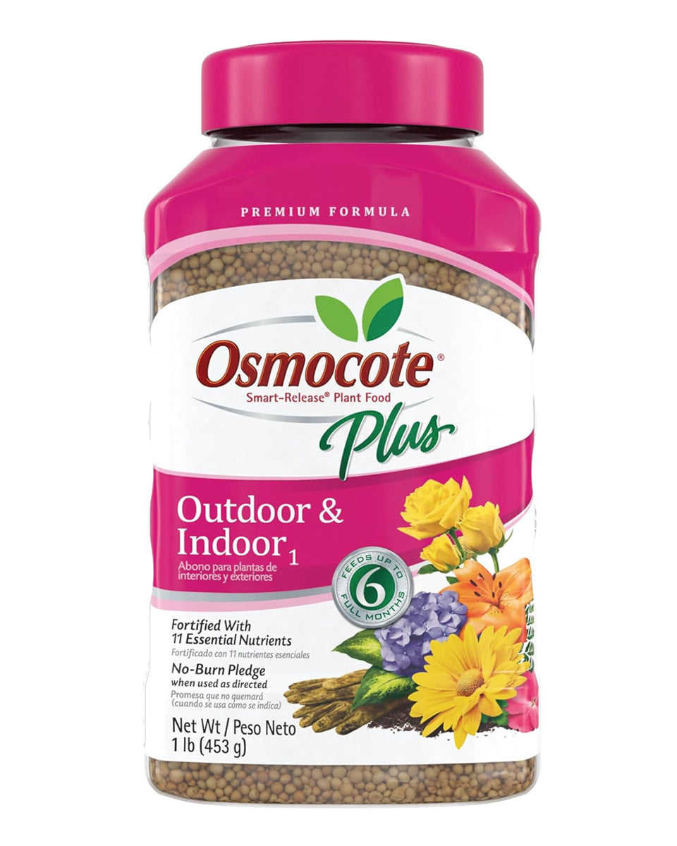 can you use outdoor plant food for indoor plants Osmocote Smart-Release Plant Food Plus Outdoor & Indoor 1 lb